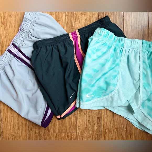 Nike Tempo shorts bundle Size Medium gray black aqua - Picture 2 of 11